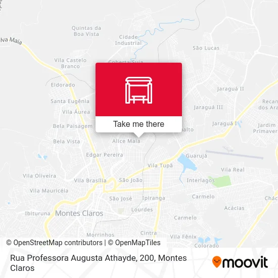 Rua Professora Augusta Athayde, 200 map