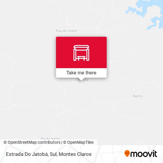 Estrada Do Jatobá, Sul map