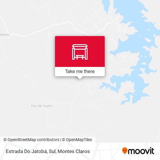 Estrada Do Jatobá, Sul map