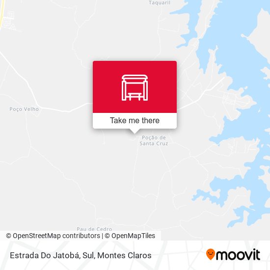 Estrada Do Jatobá, Sul map