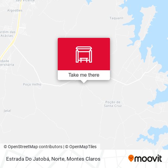 Estrada Do Jatobá, Norte map