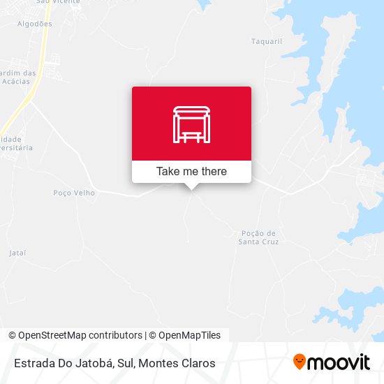Estrada Do Jatobá, Sul map