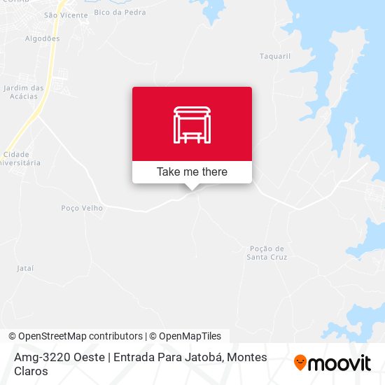 Amg-3220 Oeste | Entrada Para Jatobá map
