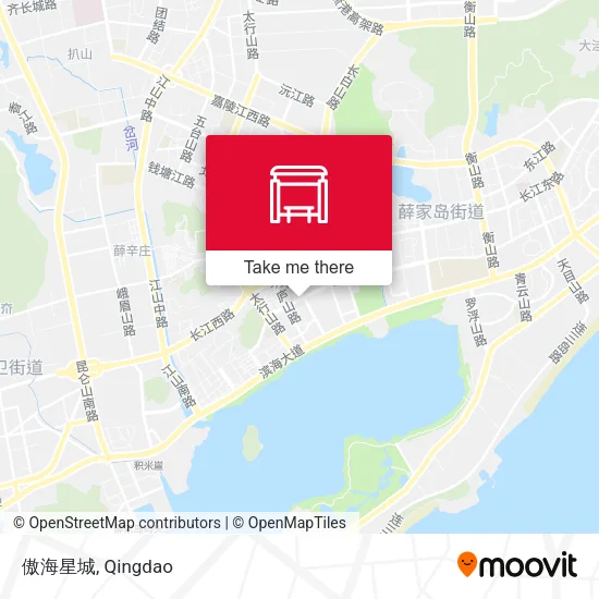 傲海星城 map