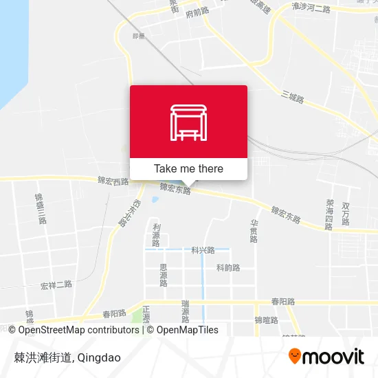 棘洪滩街道 map