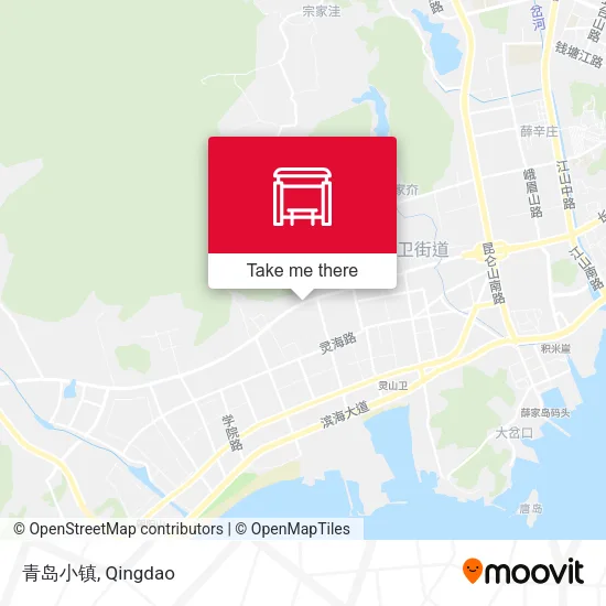 青岛小镇 map