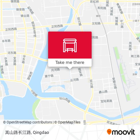 嵩山路长江路 map