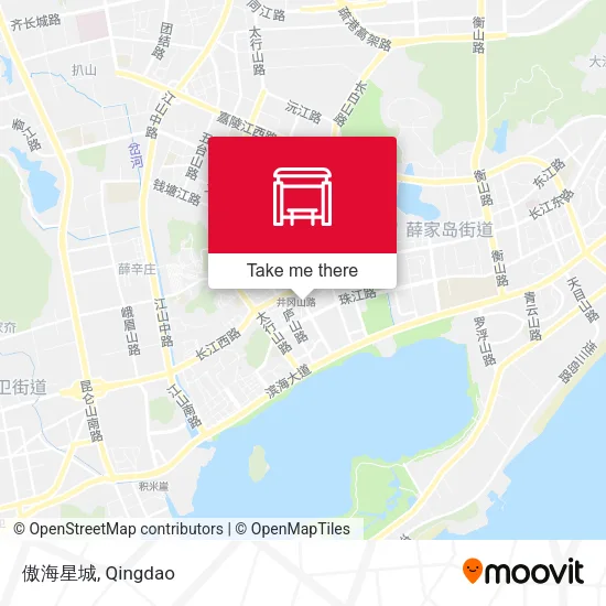 傲海星城 map