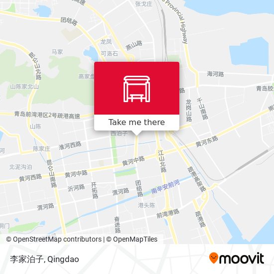 李家泊子 map