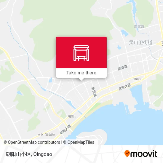 朝阳山小区 map