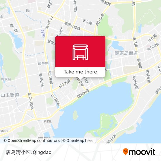 唐岛湾小区 map