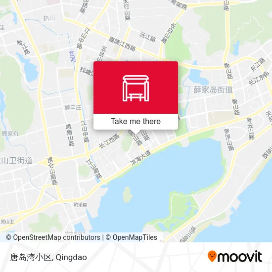 唐岛湾小区 map