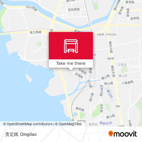 贵定路 map