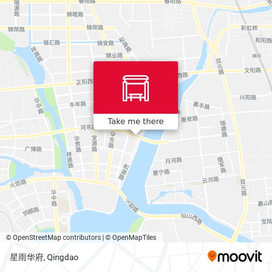 星雨华府 map