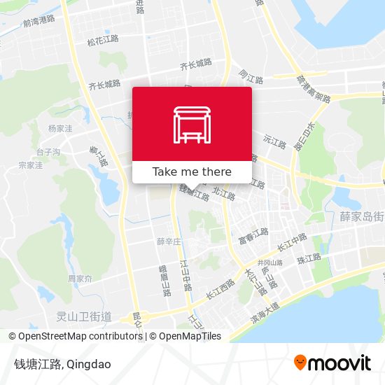 钱塘江路 map
