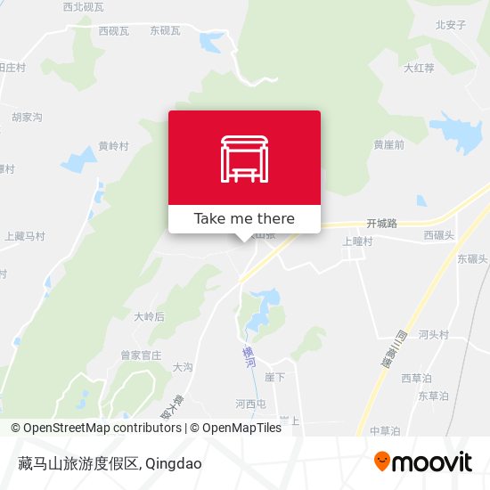 藏马山旅游度假区 map