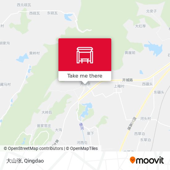 大山张 map