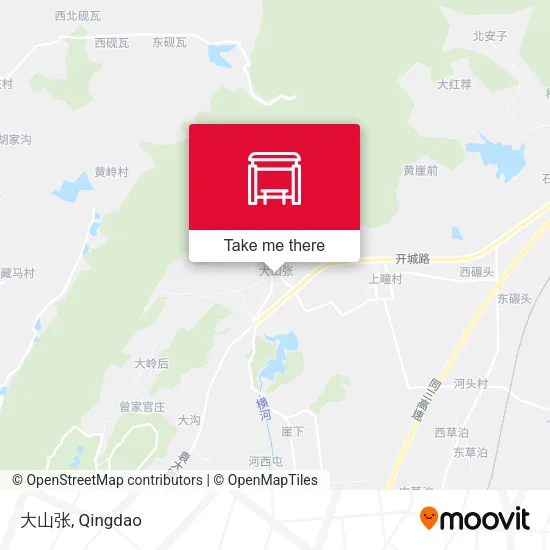 大山张 map