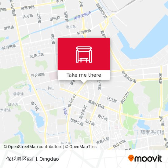 保税港区西门 map
