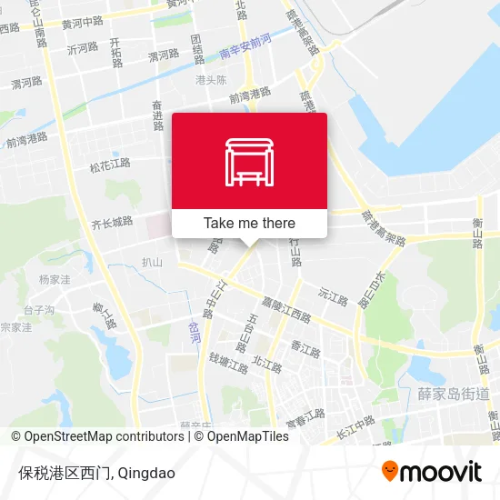 保税港区西门 map