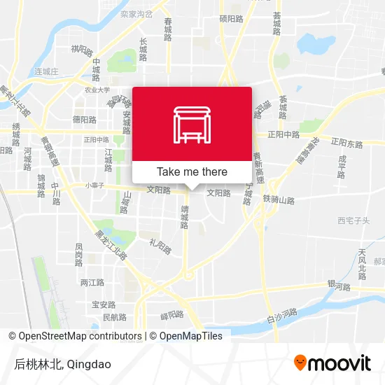 后桃林北 map