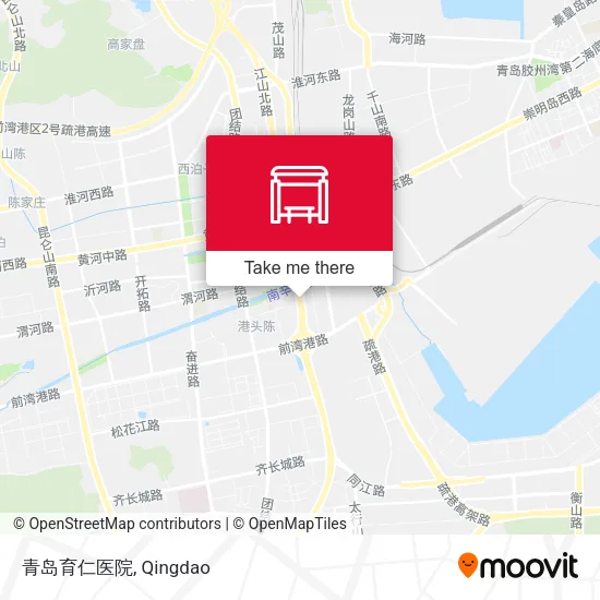青岛育仁医院 map