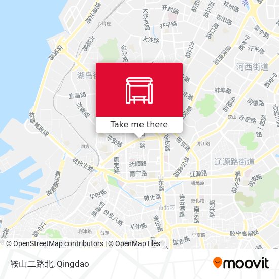鞍山二路北 map