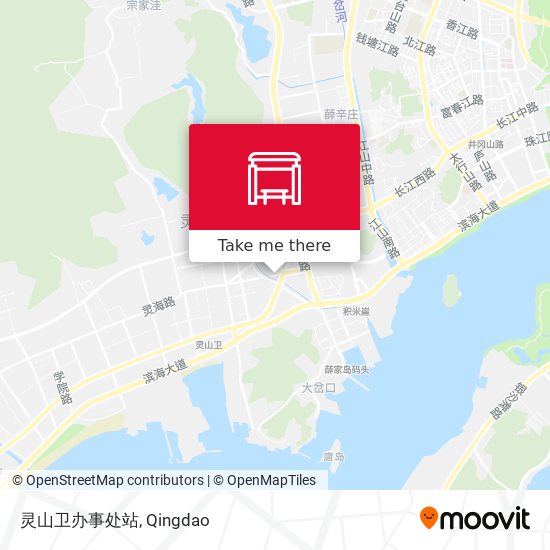 灵山卫办事处站 map
