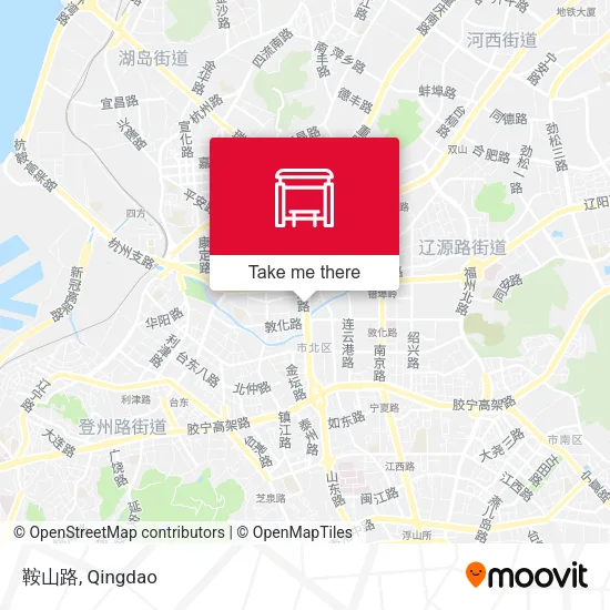 鞍山路 map