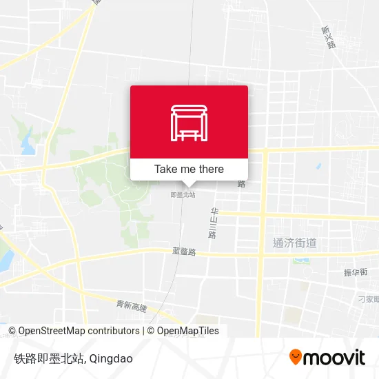 铁路即墨北站 map