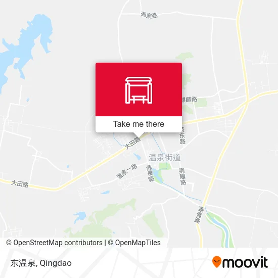 东温泉 map
