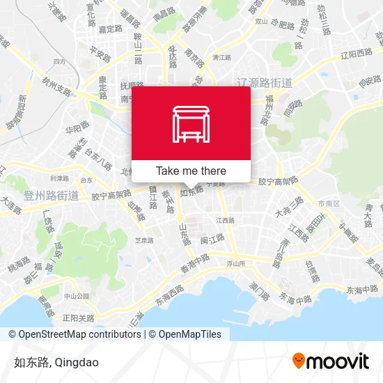 如东路 map