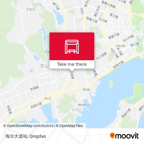 海尔大道站 map