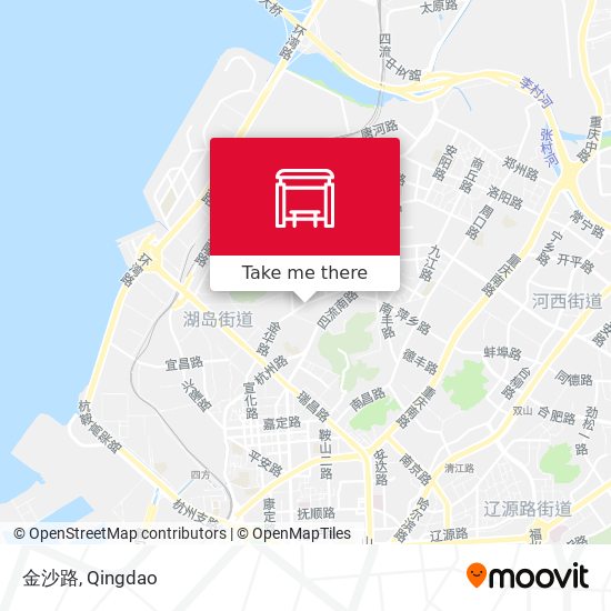 金沙路 map