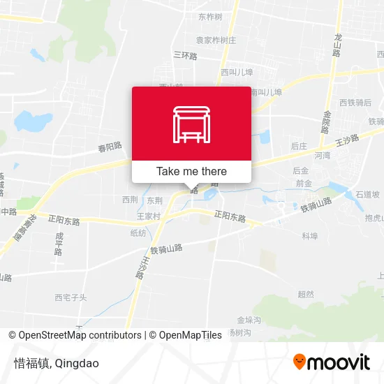 惜福镇 map