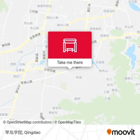 琴岛学院 map