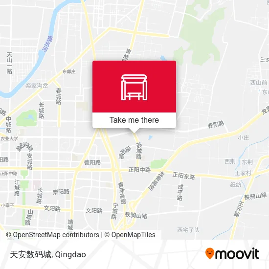天安数码城 map