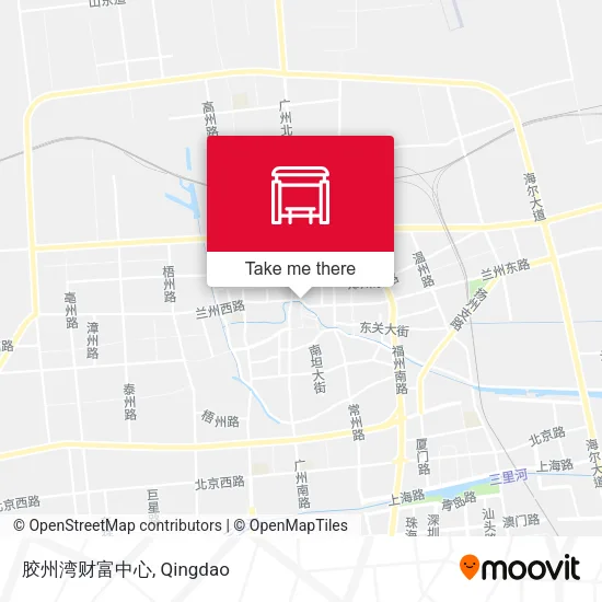 胶州湾财富中心 map
