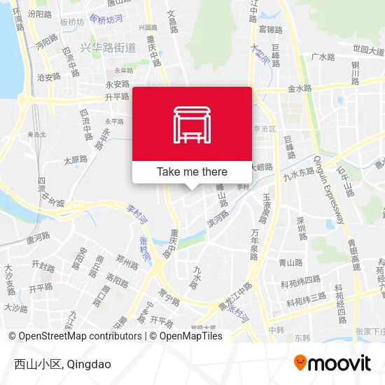 西山小区 map
