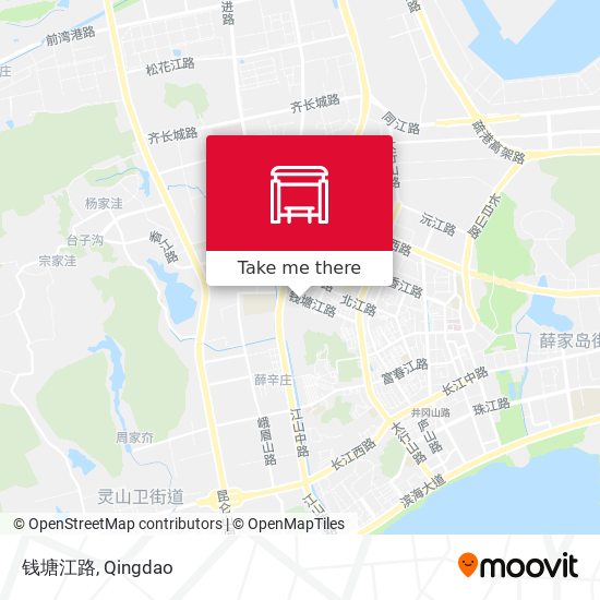 钱塘江路 map