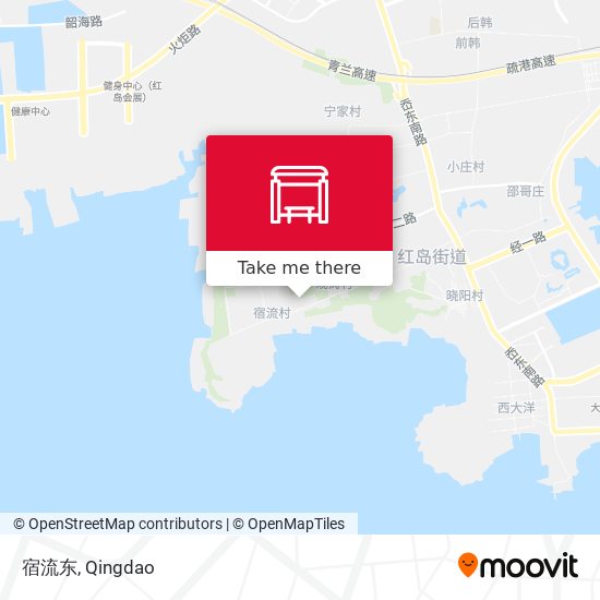 宿流东 map