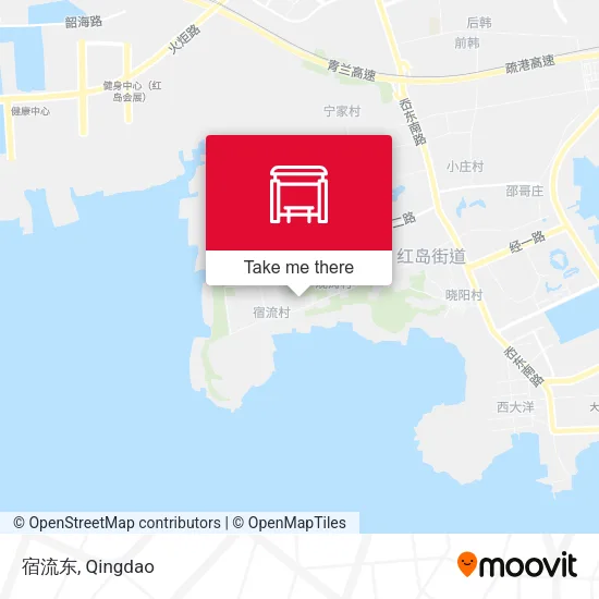 宿流东 map