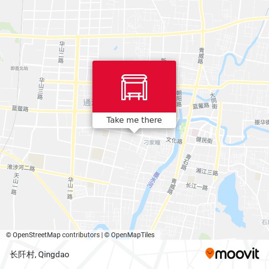 长阡村 map