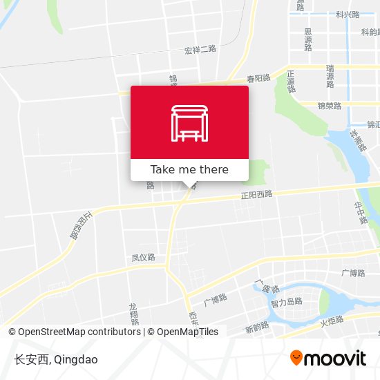 长安西 map