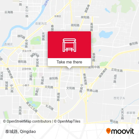 泰城路 map