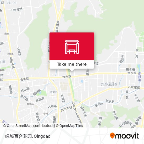 绿城百合花园 map