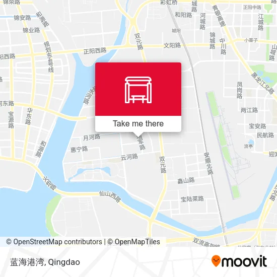 蓝海港湾 map
