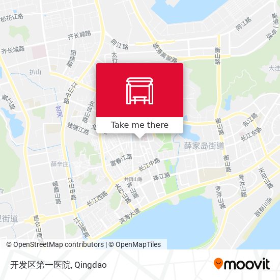 开发区第一医院 map
