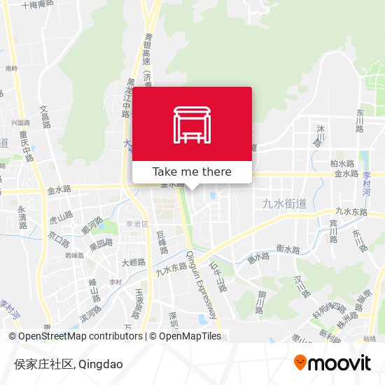 侯家庄社区 map