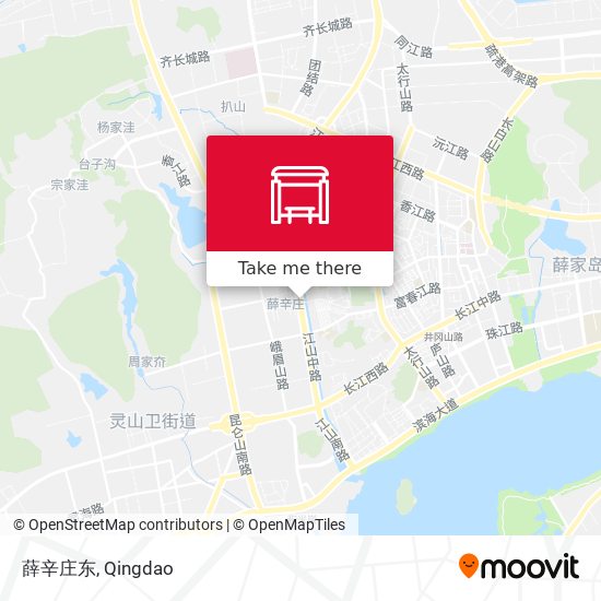 薛辛庄东 map